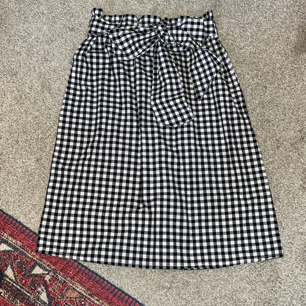 Shein gingham skirt